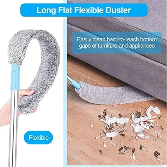 Long, flat, flexible duster